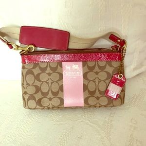 Coach Heritage signature handbag